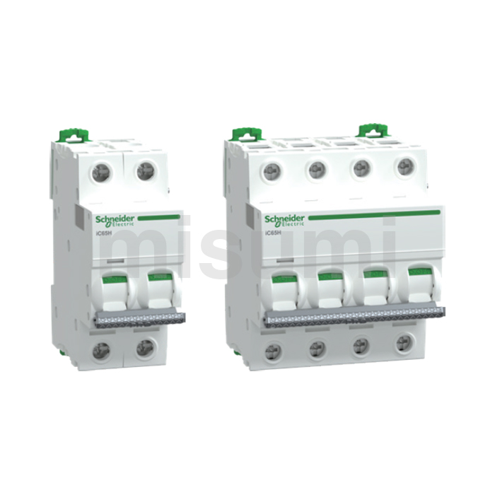 iC65H 斷路器(B, C, D 曲線 )