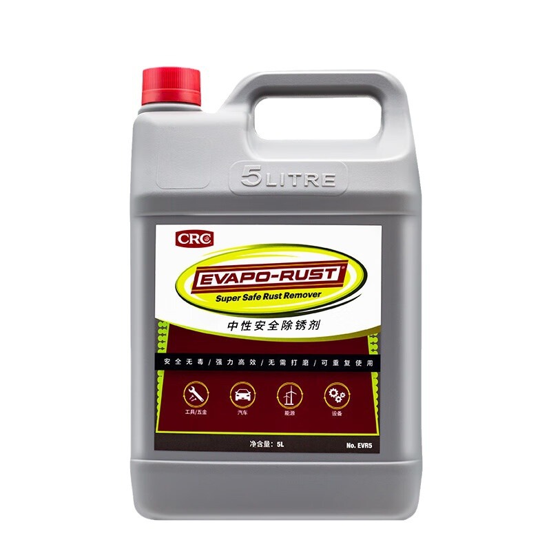 CRC 中性安全除銹劑，EVAPO-RUST，5L/桶
