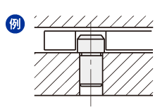 適用于工件無空間的場合。