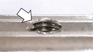 螺紋孔未去毛刺