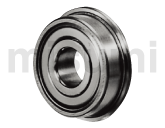 帶法蘭滾珠軸承 雙蓋式