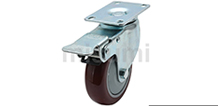 聚氨酯腳輪 萬向帶剎型