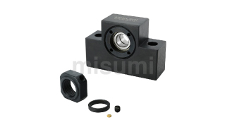 30度梯形絲杠支座組件 固定側型 方型 矮型