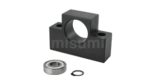 30度梯形絲杠支座組件 支持側型 方型 矮型