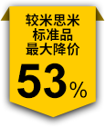 較米思米標(biāo)準(zhǔn)品最大降價(jià)53%