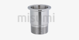 食品級清潔轉(zhuǎn)換接頭 外螺紋型