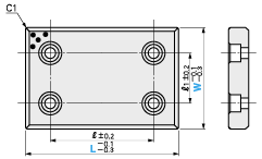 自潤滑滑板 SDW100-100