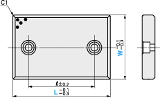 自潤滑滑板 SDW75-150