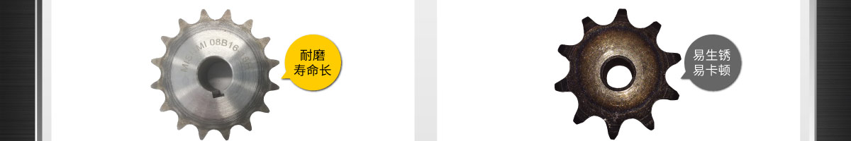 鏈輪鏈條配合度比較