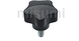 五角型旋鈕 外螺紋