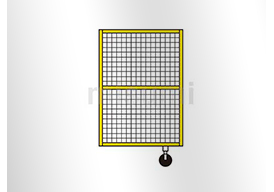 標(biāo)準尺寸 安全圍欄門組件 (4040輕型黃色)