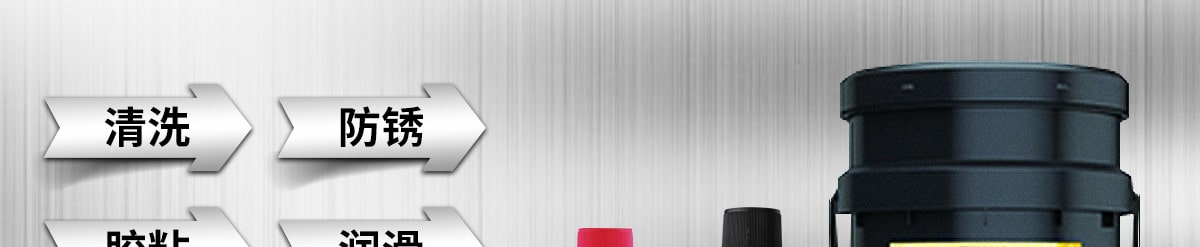 清洗 防銹 膠粘 潤(rùn)滑