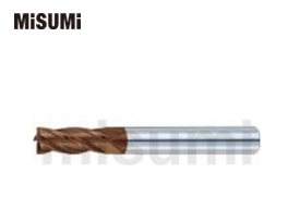 XCP涂層硬質(zhì)合金平頭型
													立銑刀高硬度鋼加工用
													4刃/刃長2.5D型