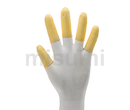 乳膠指套 卷口 米黃