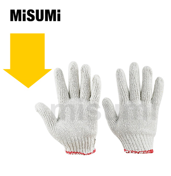 再生棉7針600g紗線手套