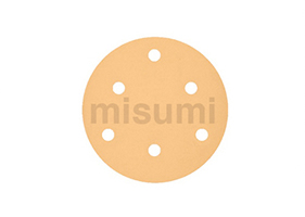 干磨黃砂砂紙圓片(通用型)背絨