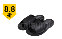 PU防靜電黑色拖鞋