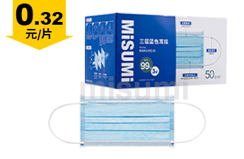 一次性藍(lán)色平面口罩