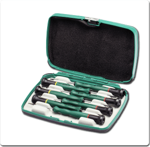 7件一字十字微型螺絲批組套