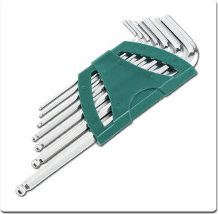 7件加長球頭 內(nèi)六角扳手組套