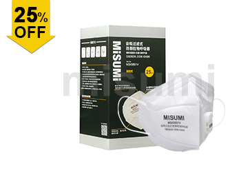 KN95 折疊帶閥耳掛式防顆粒物口罩