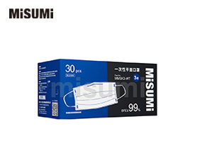 便攜款白色平面口罩
													（單片獨(dú)立包裝）