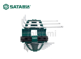 9件增力型加長球頭
													內(nèi)六角扳手組套