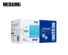 一次性藍色平面口罩