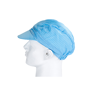 藍色條紋防靜電
												小工帽