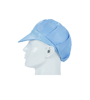 藍色條紋防靜電
												大工帽