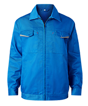 春秋款長袖夾克藍色