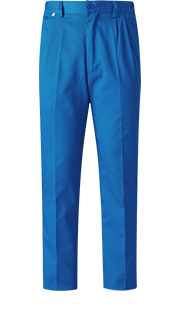 春秋款工作褲藍色