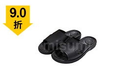 PU防靜電黑色拖鞋