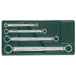 4件全拋光花形扳手組套