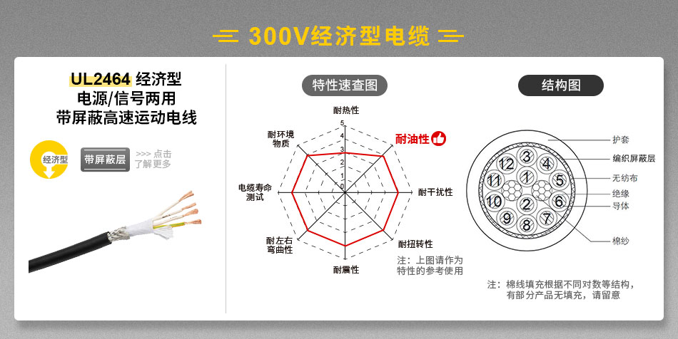 300V經(jīng)濟(jì)型電纜