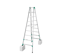 鋁合金四腳可伸縮人字梯