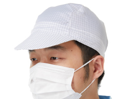 防靜電小工帽(白色網(wǎng)格)