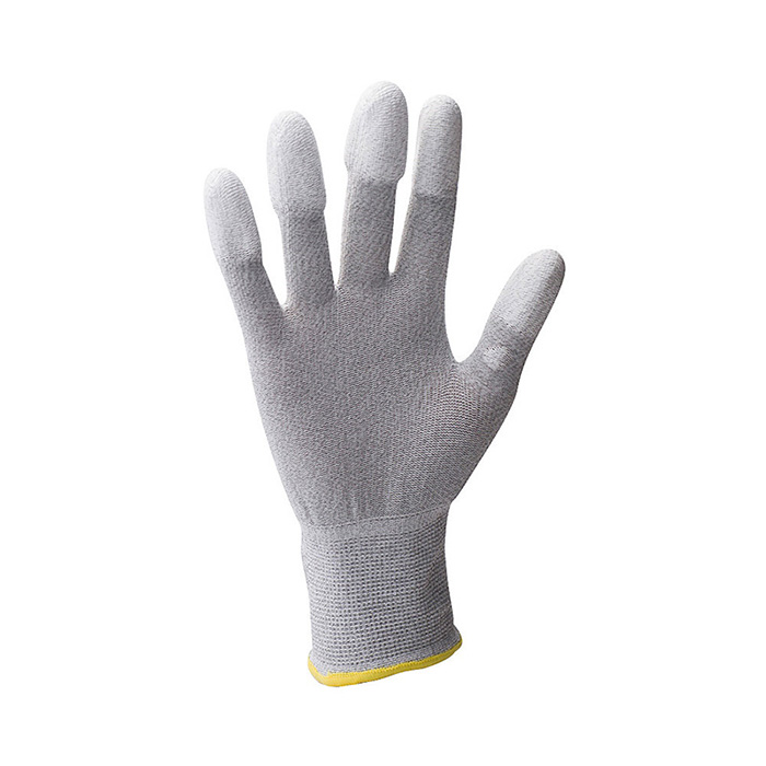 指尖PU涂層碳纖維尼龍手套