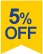 5% OFF