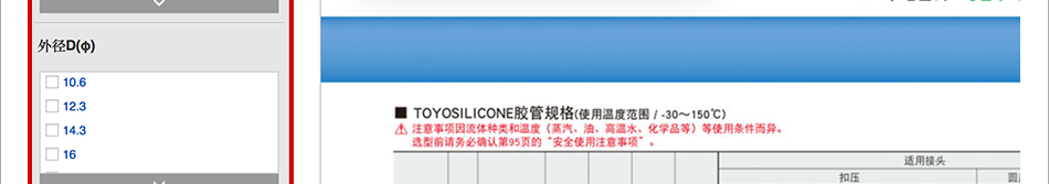 膠管規(guī)格