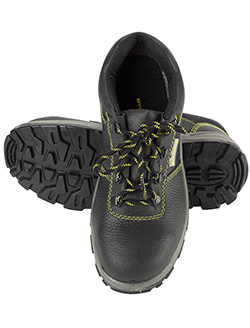 黑色經(jīng)典系列 黃線(xiàn)低幫安全鞋