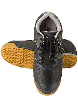 黑色DS系列低幫輕便透氣S1P安全鞋